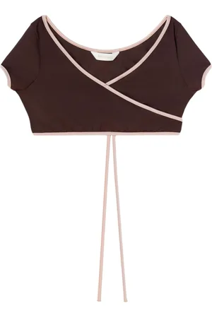 Palm Angels Damen, Oberteile, Braun, XSGröße: