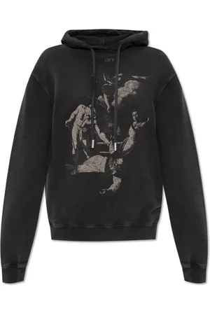 OFF-WHITE Damen, Sweatshirts & Hoodies, Grau, MGröße:
