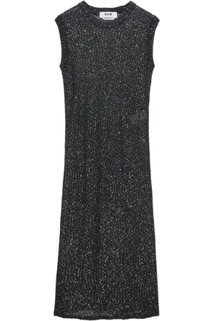 Msgm Damen, Kleider, Schwarzk, MGröße: