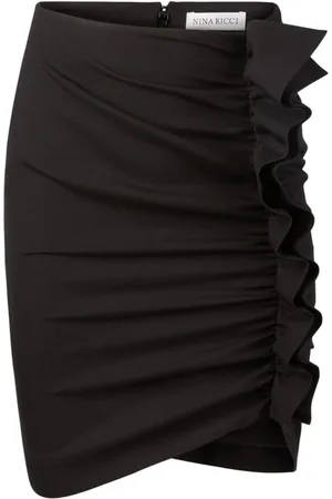 Nina Ricci Damen, Röcke, Schwarzk, SGröße: