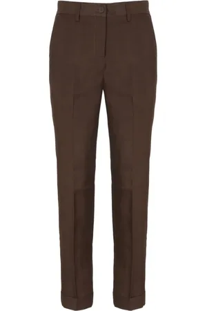 P.A.R.O.S.H. Damen, Hosen, Braun, SGröße: