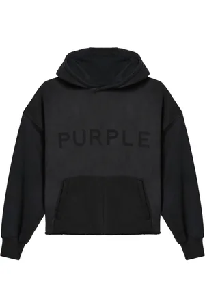 Purple Brand Herren, Sweatshirts & Hoodies, Schwarzk, MGröße: