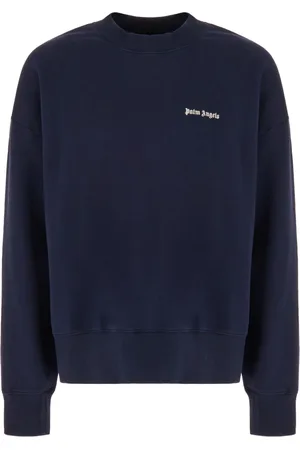 Palm Angels Herren, Sweatshirts & Hoodies, Blau, XLGröße: