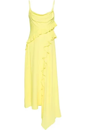 Msgm Damen, Kleider, Gelb, 2XSGröße: