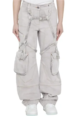 OFF-WHITE Damen, Jeans, Weiß, W26Größe:
