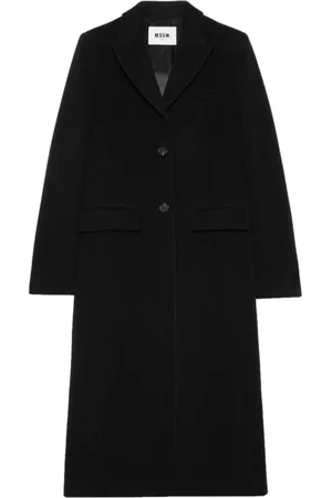 Msgm Damen, Mäntel, Schwarzk, XSGröße: