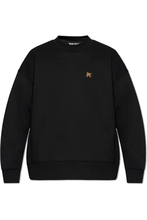 Palm Angels Herren, Sweatshirts & Hoodies, Schwarzk, SGröße: