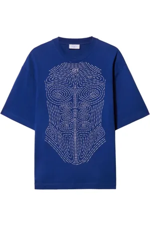 OFF-WHITE Herren, Oberteile, Blau, MGröße: