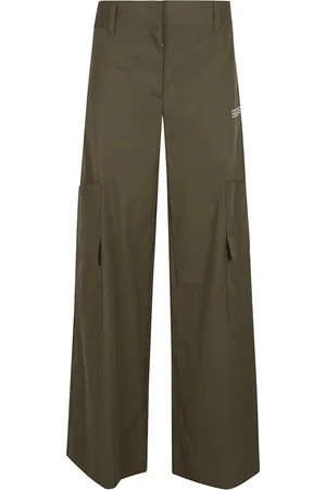 OFF-WHITE Damen, Hosen, Grün, 2XSGröße:
