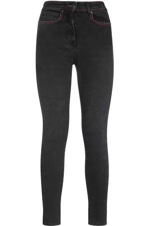 Msgm Damen, Jeans, Schwarzk, SGröße: