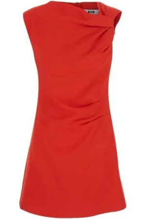 Msgm Damen, Kleider, Rot, MGröße: