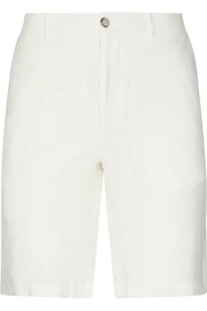 FEDELI Herren, Shorts, Weiß, MGröße: