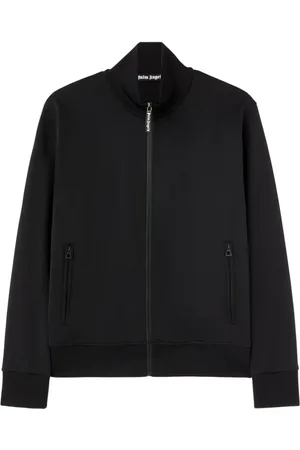 Palm Angels Herren, Sweatshirts & Hoodies, Schwarzk, MGröße: