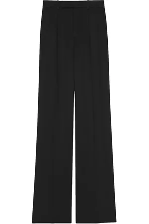 Saint Laurent Damen, Hosen, Schwarzk, MGröße: