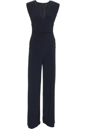 Norma Kamali Damen, Jumpsuits & Playsuits, Blau, LGröße: