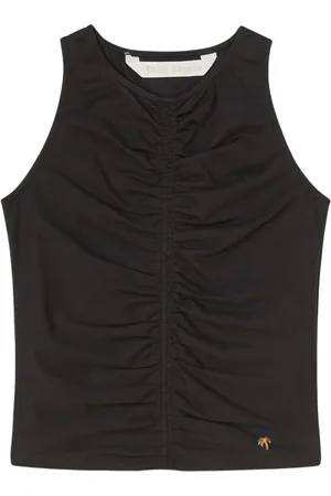 Palm Angels Damen, Oberteile, Schwarzk, MGröße: