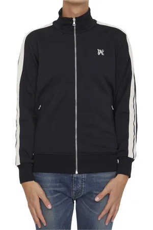 Palm Angels Herren, Sweatshirts & Hoodies, Schwarzk, MGröße: