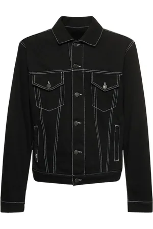 Msgm Herren, Jacken, Schwarzk, LGröße:
