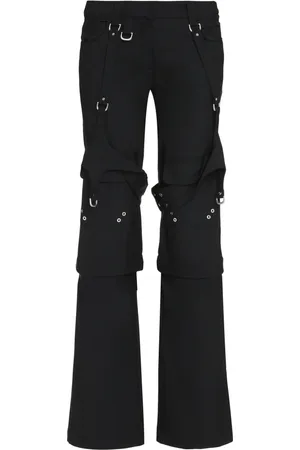OFF-WHITE Damen, Hosen, Schwarzk, SGröße: