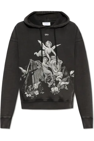 OFF-WHITE Herren, Sweatshirts & Hoodies, Grau, LGröße: