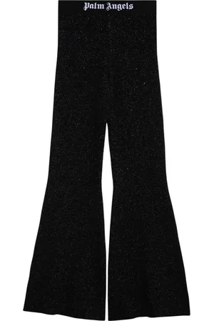 Palm Angels Damen, Hosen, Schwarzk, MGröße:
