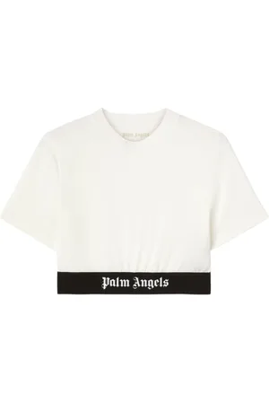 Palm Angels Damen, Oberteile, Weiß, SGröße: