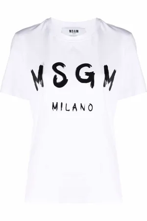 Msgm Damen, Oberteile, Weiß, 2XSGröße: