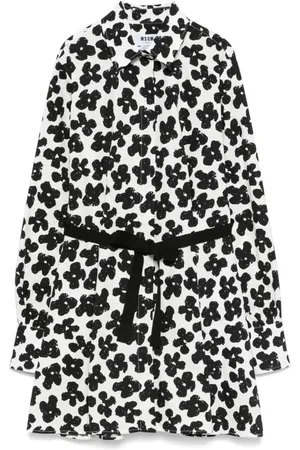 Msgm Damen, Kleider, Schwarzk, SGröße: