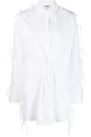Msgm Damen, Kleider, Weiß, XSGröße: