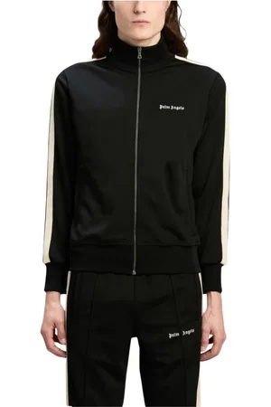 Palm Angels Herren, Sweatshirts & Hoodies, Schwarzk, LGröße: