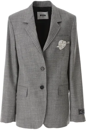 Msgm Damen, Jacken, Grau, MGröße: