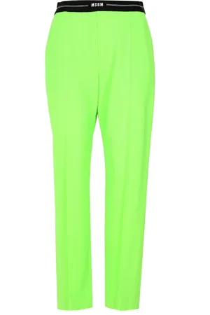 Msgm Damen, Hosen, Grün, 2XSGröße: