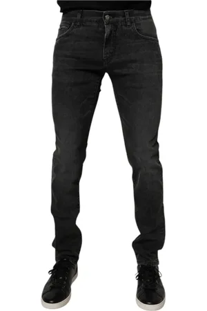 Dolce & Gabbana Herren, Jeans, Schwarzk, 2XLGröße: