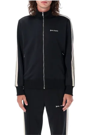 Palm Angels Herren, Sweatshirts & Hoodies, Schwarzk, LGröße: