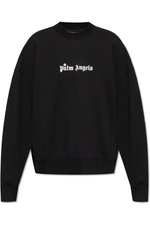 Palm Angels Herren, Sweatshirts & Hoodies, Schwarzk, MGröße: