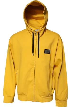 Dolce & Gabbana Herren, Sweatshirts & Hoodies, Gelb, 2XLGröße:
