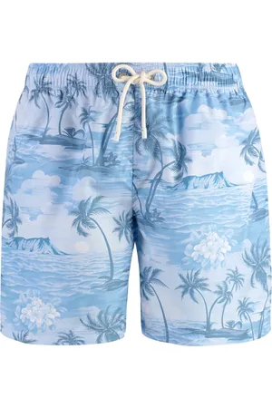 Palm Angels Herren, Bademode, Blau, SGröße: