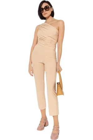 Norma Kamali Damen, Jumpsuits & Playsuits, Braun, SGröße: