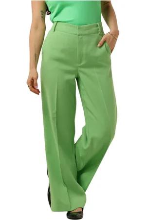 My Essential Wardrobe Damen, Hosen, Grün, MGröße: