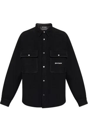 Palm Angels Herren, Shirts, Schwarzk, LGröße: