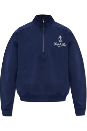 Sporty & Rich Damen, Sweatshirts & Hoodies, Blau, 2XLGröße: