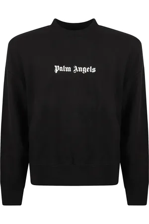 Palm Angels Herren, Sweatshirts & Hoodies, Schwarzk, MGröße:
