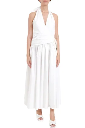 Msgm Damen, Kleider, Weiß, SGröße: