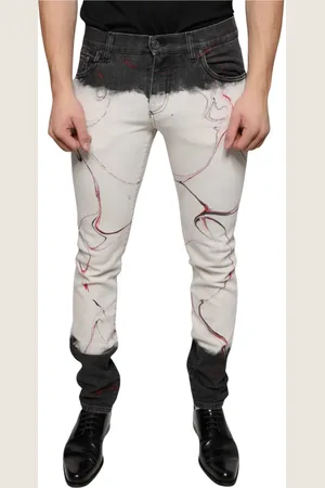 Dolce & Gabbana Herren, Jeans, Mehrfarbig, MGröße: