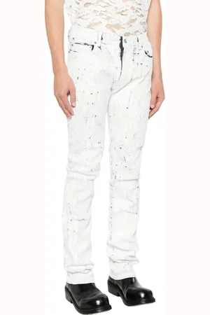 Maison Margiela Herren, Jeans, Weiß, W34Größe: