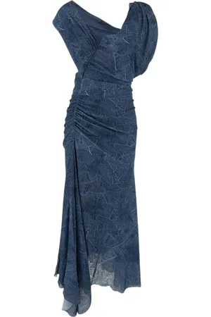 Ganni Damen, Kleider, Blau, LGröße: