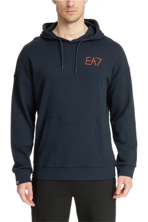EA7 Herren, Sweatshirts & Hoodies, Blau, MGröße: