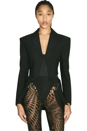 MUGLER Damen, Jacken, Schwarzk, SGröße: