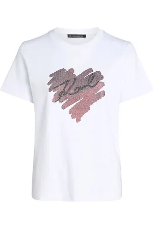 Karl Lagerfeld Damen, Oberteile, Weiß, MGröße: