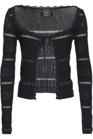 Pinko Damen, Strickwaren, Schwarzk, MGröße: